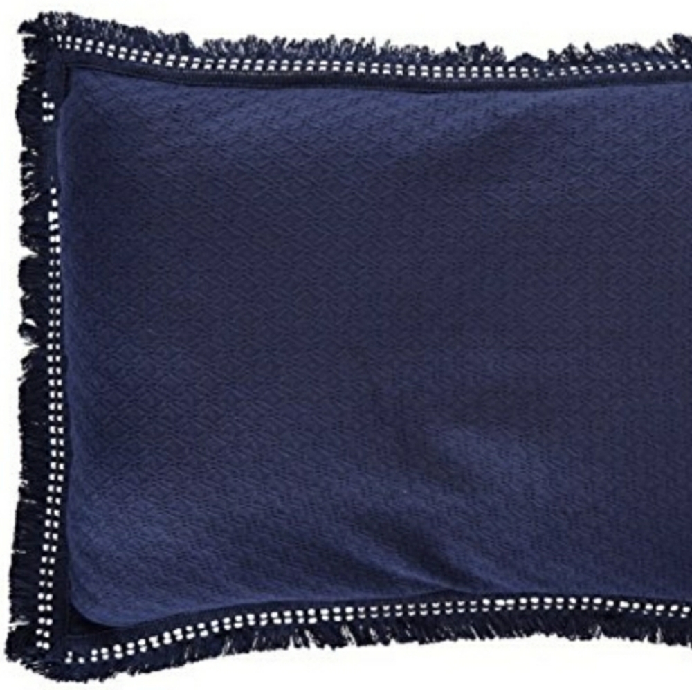 Woven pillow sham